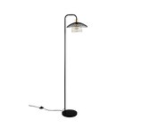 Lámpara de pie Trio Lauris LED negro mate 2700K 155cm R46791032