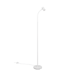 Lámpara de pie Trio Taryn LED blanco mate 2700K 133,5cm R46851031