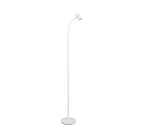 Lámpara de pie Trio Taryn LED blanco mate 2700K 133,5cm R46851031