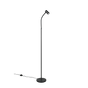 Lámpara de pie Trio Taryn negro mate 133,5cm R46851032
