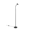 Lámpara de pie Trio Taryn LED negro mate 2700K 133,5cm R46851032