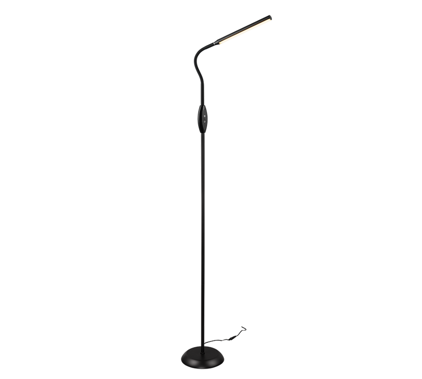 Lámpara de pie Trio Toro LED negro táctil 145cm R47641102 - vista 2