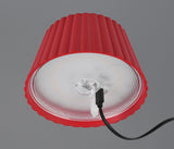 Trio Suarez Lámpara de pie LED portátil y recargable rojo R47706110