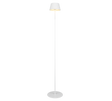 Lámpara de pie de exterior Trio Suarez LED portátil blanco mate 3000K táctil IP44 R47706131
