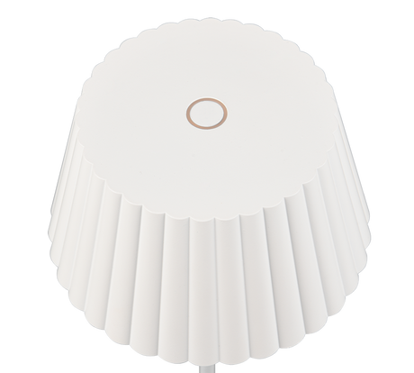 Lámpara de pie de exterior Trio Suarez LED portátil blanco mate 3000K táctil IP44 R47706131 - vista 3