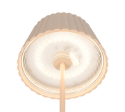 Lámpara de pie de exterior Trio Suarez LED sand táctil 3000K IP44 123cm R4770616