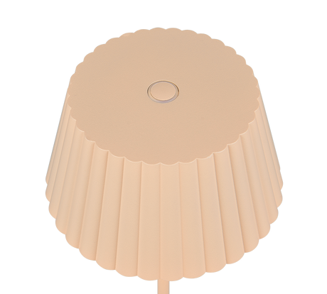 Lámpara de pie de exterior Trio Suarez LED sand táctil 3000K IP44 123cm R4770616