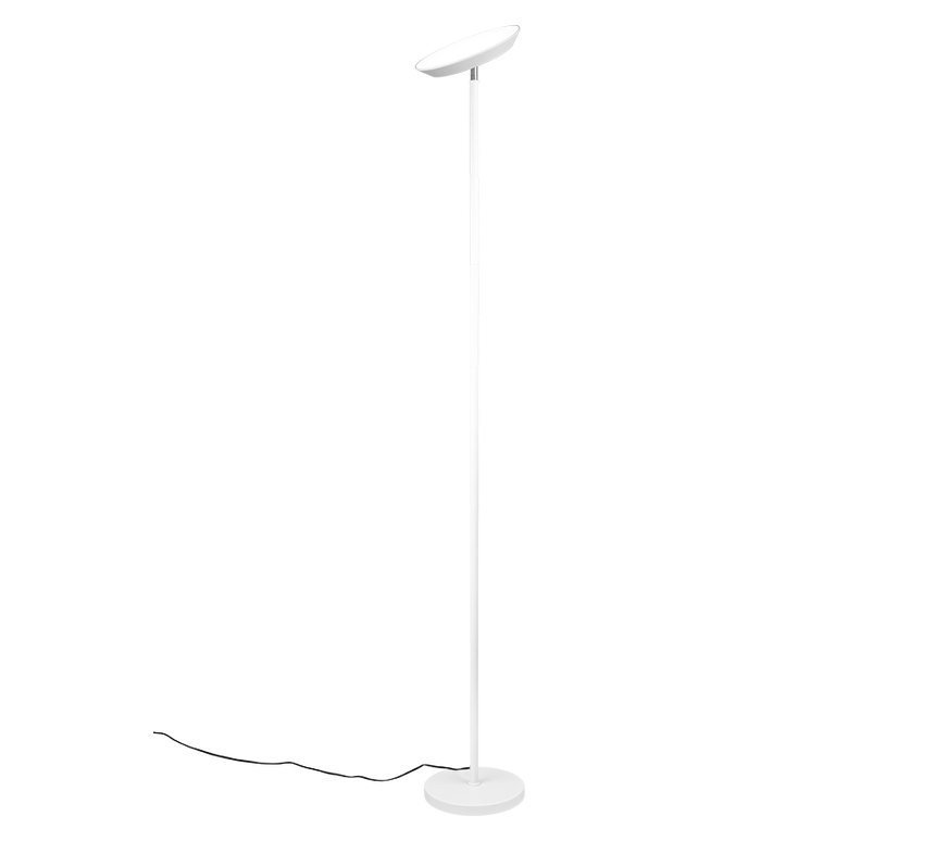 Lámpara de pie Trio Specter LED blanco mate 178cm R47841131
