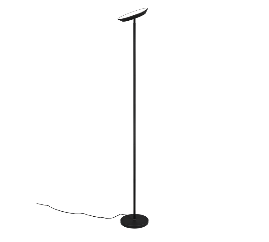 Lámpara de pie Trio Specter LED negro mate 178cm R47841132