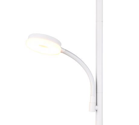 Lámpara de pie Specter Trio blanco LED regulable 47842131