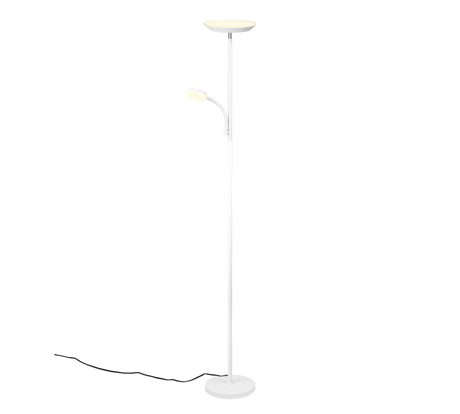 Lámpara de pie Specter Trio blanco LED regulable 47842131