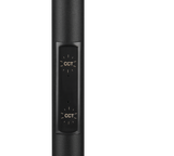 Lámpara de pie Specter Trio negro regulable con lector 47842132