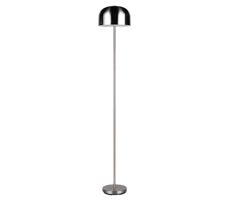 Lámpara de pie Trio Jeff LED níquel mate táctil 3000K 147cm R49151107