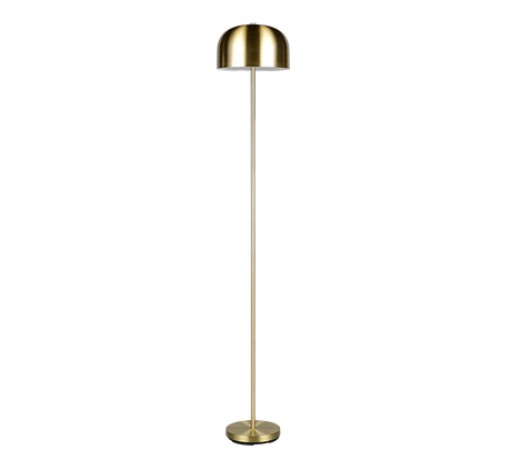Lámpara de pie Trio Jeff LED latón mate táctil 3000K 147cm R49151108