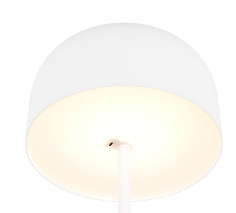 Lámpara de pie Trio Jeff LED blanco mate táctil 3000K 147cm R49151131