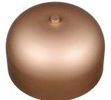Lámpara de pie Trio Jeff LED marrón café táctil 3000K 147cm R49151165