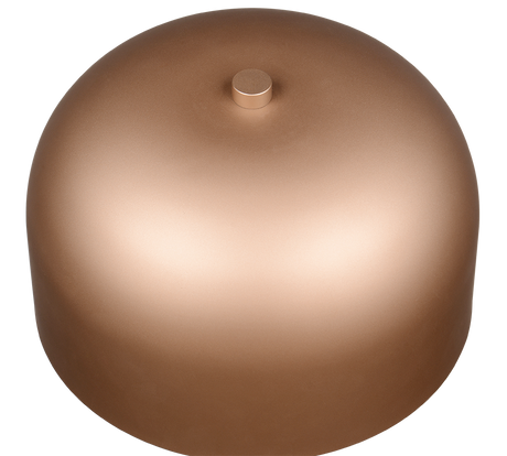 Lámpara de pie Trio Jeff LED marrón café táctil 3000K 147cm R49151165