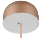 Lámpara de pie Trio Jeff LED marrón café táctil 3000K 147cm R49151165