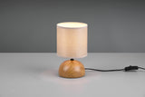 Lámpara de sobremesa Trio Luci LED wood imitation 3000K R50351035