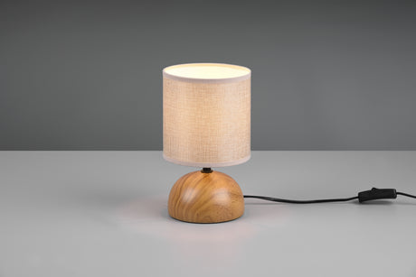 Lámpara de sobremesa Trio Luci LED wood imitation 3000K R50351035