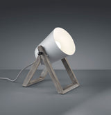 Lámpara de sobremesa Trio Marc LED gris 3000K R50721011
