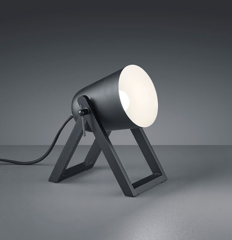 Lámpara de sobremesa Trio Marc LED negro mate 3000K R50721032