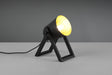 Lámpara de sobremesa Trio Marc LED negro y dorado 3000K R50721080