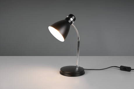 Flexo de sobremesa Trio Harvey LED negro mate 2700K R50731032