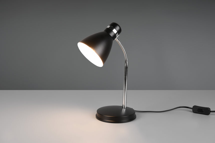 Flexo de sobremesa Trio Harvey LED negro mate 2700K R50731032