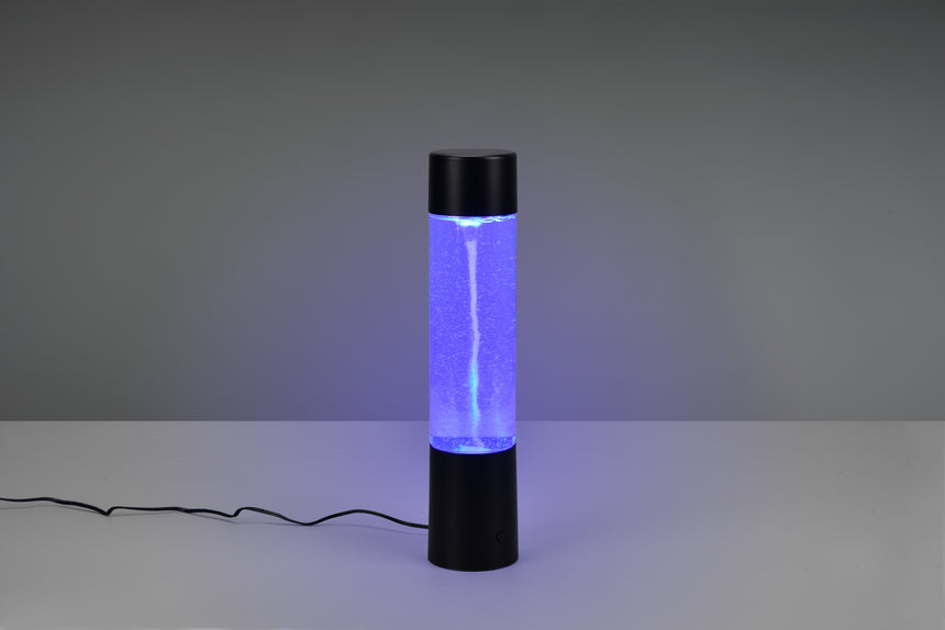 Lámpara de sobremesa Trio Tornado LED negro mate 34cm R50751032