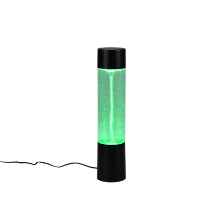 Lámpara de sobremesa Trio Tornado LED negro mate 34cm R50751032