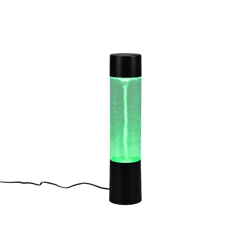 Lámpara de sobremesa Trio Tornado LED negro mate 34cm R50751032