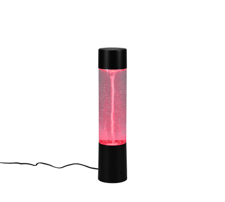 Lámpara de sobremesa Trio Tornado LED negro mate 34cm R50751032