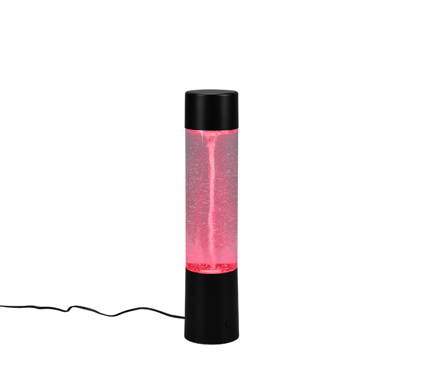 Lámpara de sobremesa Trio Tornado LED negro mate 34cm R50751032
