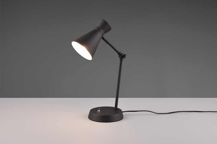 Lámpara de sobremesa Trio Enzo LED negro mate 3000K 50,1cm R50781032