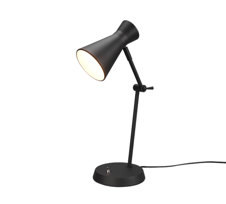 Lámpara de sobremesa Trio Enzo LED negro mate 3000K 50,1cm R50781032