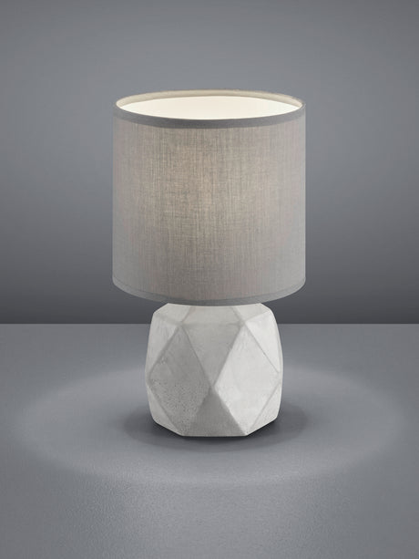 Lámpara de sobremesa Trio Pike concrete look 2800K R50831087