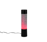 Lámpara de sobremesa Trio Glitter LED negro mate 34cm R50871032