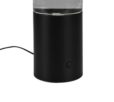 Lámpara de sobremesa Trio Glitter LED negro mate 34cm R50871032