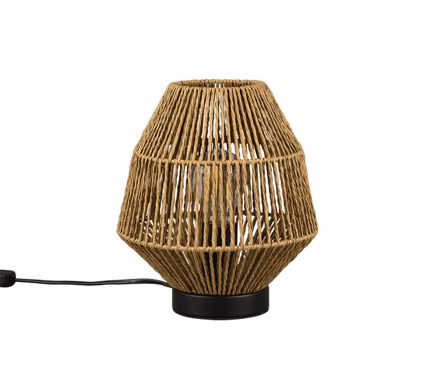 Lámpara de sobremesa Trio Miki LED brown 2700K R51101026
