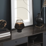 Trio Borka Sobremesa malla de rattan negro R51261002