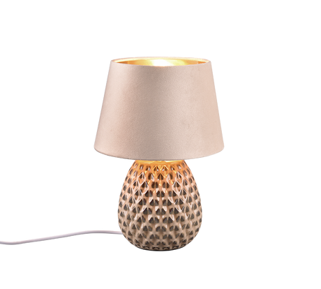 Lámpara de sobremesa Trio Ariana cerámica beige 35cm R51531944