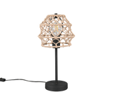 Lámpara de sobremesa Trio Hive LED negro mate 2700K 42cm R51681036