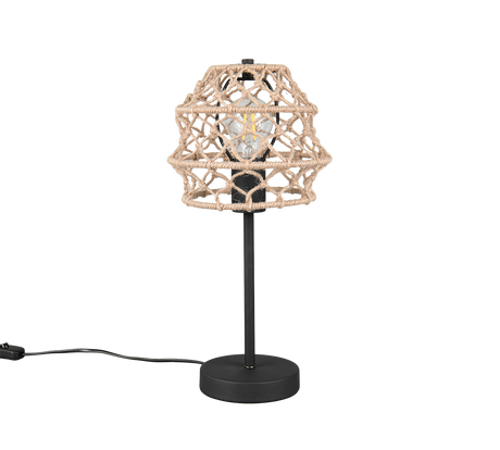 Lámpara de sobremesa Trio Hive LED negro mate 2700K 42cm R51681036