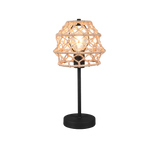 Lámpara de sobremesa Trio Hive LED negro mate 2700K 42cm R51681036