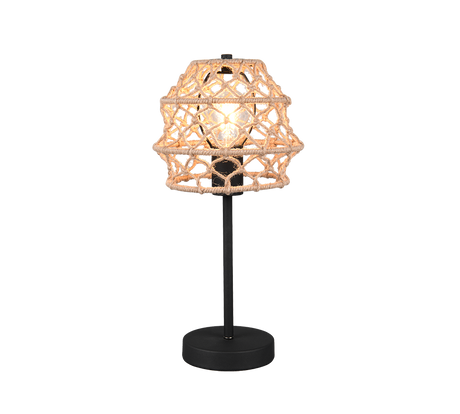 Lámpara de sobremesa Trio Hive LED negro mate 2700K 42cm R51681036
