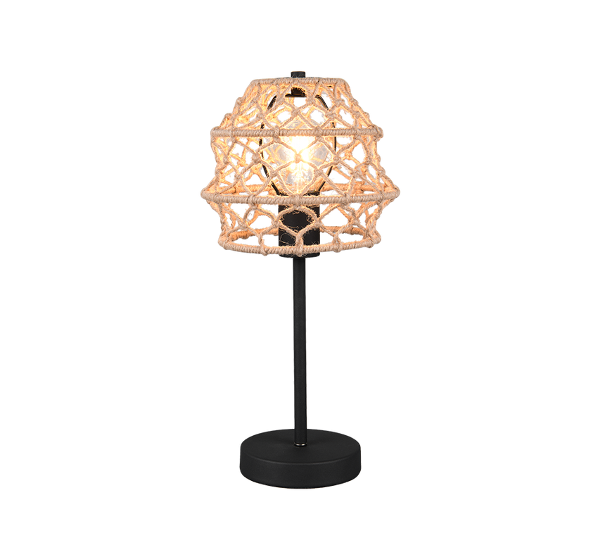 Lámpara de sobremesa Trio Hive LED negro mate 2700K 42cm R51681036