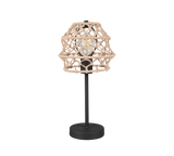 Lámpara de sobremesa Trio Hive LED negro mate 2700K 42cm R51681036