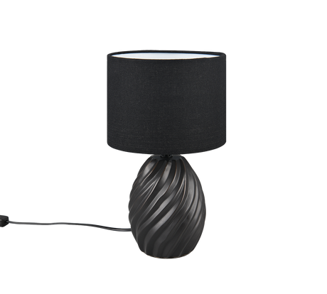Lámpara de sobremesa Trio Melva LED negro mate 2700K 31cm R51771032