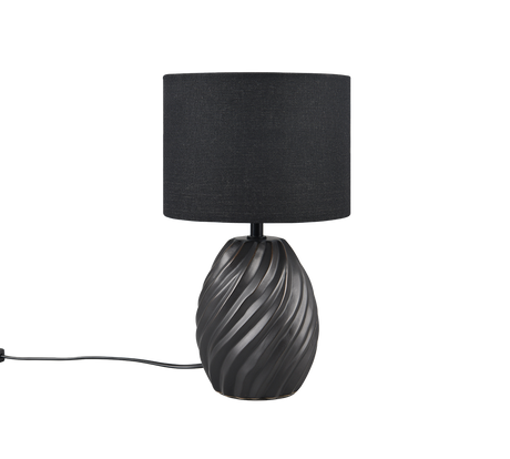 Lámpara de sobremesa Trio Melva LED negro mate 2700K 31cm R51771032